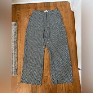 Abercrombie & Fitch Linen Gingham Pants